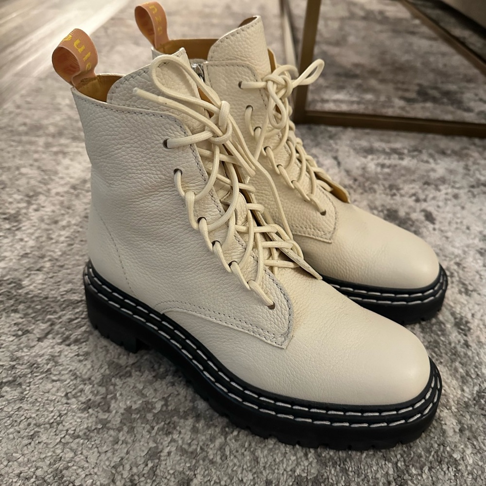 PROENZA SCHOULER Leather lace-up ankle boots